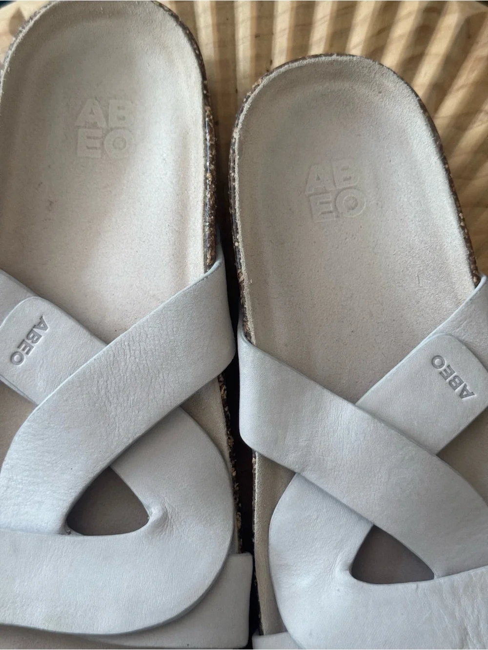 ABEO Women's Lanai Slide shoes Champagne Color